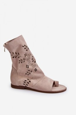 Sandały Model Zazoo 3437 Beige - Step in style Step in style