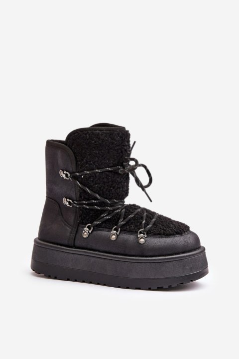 Śniegowce Model Riaviana 24889 Black - Step in style Step in style Śniegowce Model Riaviana 24889 Black - Step in style Step in style