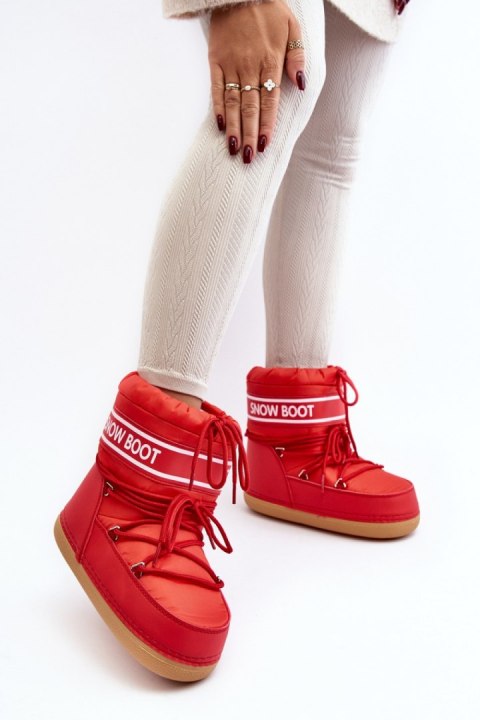 Śniegowce Model Soia NB619 Red - Step in style Step in style Śniegowce Model Soia NB619 Red - Step in style Step in style