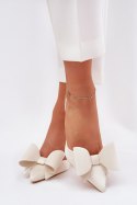 Szpilki Model Eklevia UC-158 White - Step in style Step in style