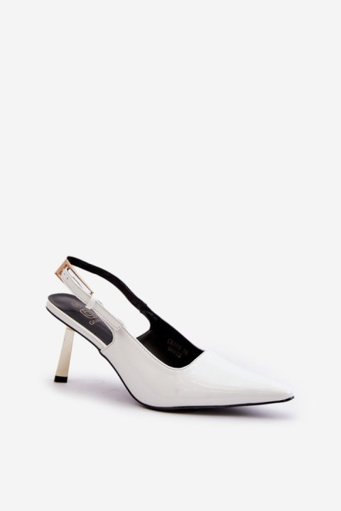 Szpilki Model Filona CH878 White - Step in style Step in style Szpilki Model Filona CH878 White - Step in style Step in style
