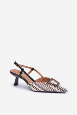 Szpilki Model Teminora QQ-210 Black - Step in style Step in style