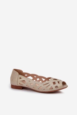 Baleriny Model Calgis ASA136-8 Gold - Step in style Step in style