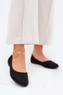 Baleriny Model Tatorelis 25BL02-9047 Black - Step in style Step in style Baleriny Model Tatorelis 25BL02-9047 Black - Step in style Step in style