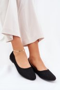 Baleriny Model Tatorelis 25BL02-9047 Black - Step in style Step in style Baleriny Model Tatorelis 25BL02-9047 Black - Step in style Step in style