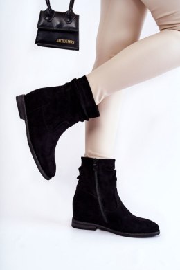 Botki Model Finney HY208-12 Balck - Step in style Step in style