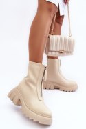 Botki Model Kusma JJ52P Beige - Step in style Step in style Botki Model Kusma JJ52P Beige - Step in style Step in style