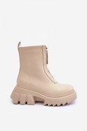 Botki Model Kusma JJ52P Beige - Step in style Step in style Botki Model Kusma JJ52P Beige - Step in style Step in style