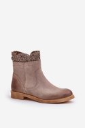 Botki Model Lewski 3624 Cappuccino - Step in style Step in style Botki Model Lewski 3624 Cappuccino - Step in style Step in style