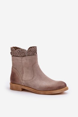 Botki Model Lewski 3624 Cappuccino - Step in style Step in style