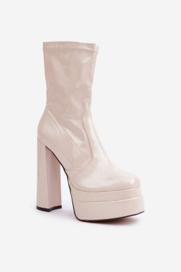 Botki Model Lotisha C-244 Beige - Step in style Step in style