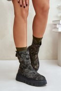 Botki Model Maciejka 06766-09 Khaki - Step in style Step in style Botki Model Maciejka 06766-09 Khaki - Step in style Step in style