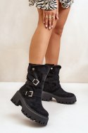 Botki Model Nerelisa QH7825 Black - Step in style Step in style Botki Model Nerelisa QH7825 Black - Step in style Step in style