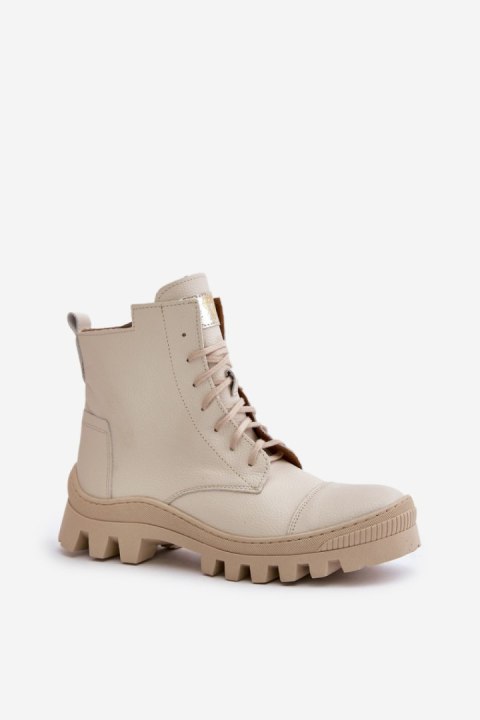 Botki Model Zazoo 2831 Light Beige - Step in style Step in style Botki Model Zazoo 2831 Light Beige - Step in style Step in style