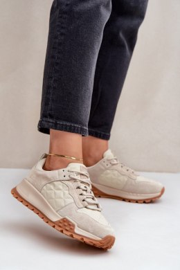 Buty Sportowe Model Big Star OO274A315 Hi-Poly System Beige - Step in style Step in style