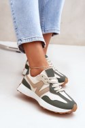Buty Sportowe Model Britma LA295P Beige - Step in style Step in style Buty Sportowe Model Britma LA295P Beige - Step in style Step in style