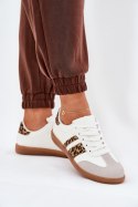 Buty Sportowe Model Nonalorin LA293P White/Panterka - Step in style Step in style Buty Sportowe Model Nonalorin LA293P White/Panterka - Step in style Step in style