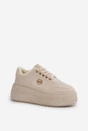 Buty Sportowe Model Verissha TL292-8 Beige - Step in style Step in style Buty Sportowe Model Verissha TL292-8 Beige - Step in style Step in style