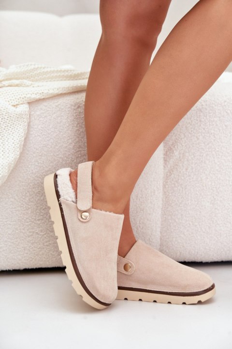 Kapcie Model Sanilora 100-418 Beige - Step in style Step in style Kapcie Model Sanilora 100-418 Beige - Step in style Step in style