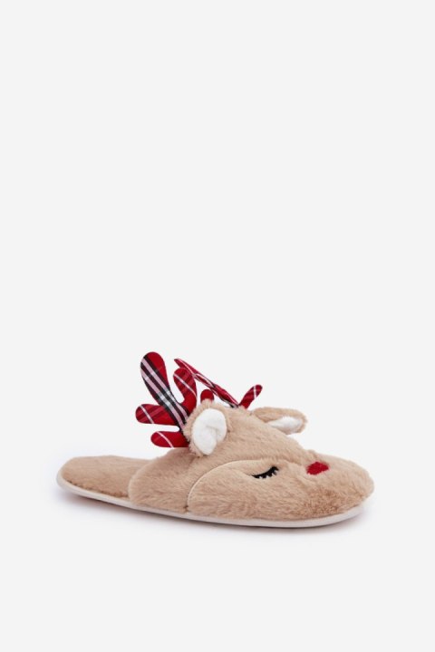 Kapcie Model Sylaia YL-101 Beige - Step in style Step in style Kapcie Model Sylaia YL-101 Beige - Step in style Step in style