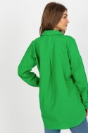 Koszula Damska Model TO-KS-7004.95 Green - Factory Price Factory Price Koszula Damska Model TO-KS-7004.95 Green - Factory Price Factory Price