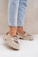 Mokasyny Model Zazoo 20191 Light Beige - Step in style Step in style Mokasyny Model Zazoo 20191 Light Beige - Step in style Step in style