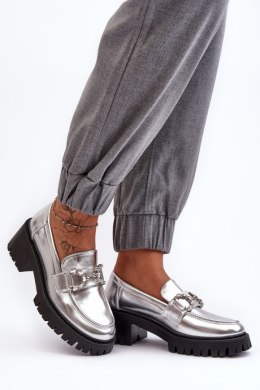 Półbuty Model Lemmitty 2646-5 Silver - Step in style Step in style