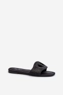 Sandał Klapki Model Dimrose LT06 Black - Step in style Step in style Sandał Klapki Model Dimrose LT06 Black - Step in style Step in style