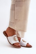 Sandał Klapki Model Zazoo 2938 White - Step in style Step in style Sandał Klapki Model Zazoo 2938 White - Step in style Step in style