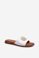 Sandał Klapki Model Zazoo 2938 White - Step in style Step in style Sandał Klapki Model Zazoo 2938 White - Step in style Step in style