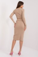 Spódnica Komplet Model EM-KMPL-ZM13013.67 Dark Beige - Factory Price Factory Price Spódnica Komplet Model EM-KMPL-ZM13013.67 Dark Beige - Factory Price Factory Price