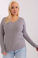 Sweter Damski Model PM-SW-PM1020.12P Dark Grey - Factory Price Factory Price Sweter Damski Model PM-SW-PM1020.12P Dark Grey - Factory Price Factory Price