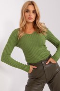 Sweter Damski Model PM-SW-PM1088.25 Light Green - Factory Price Factory Price Sweter Damski Model PM-SW-PM1088.25 Light Green - Factory Price Factory Price