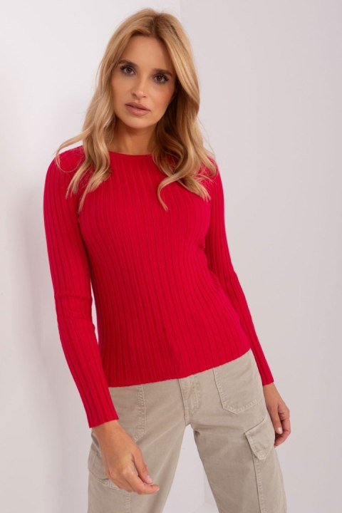 Sweter Damski Model PM-SW-PM1089.09P Red - Factory Price Factory Price Sweter Damski Model PM-SW-PM1089.09P Red - Factory Price Factory Price