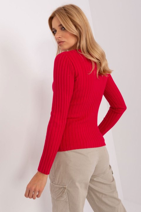 Sweter Damski Model PM-SW-PM1089.09P Red - Factory Price Factory Price Sweter Damski Model PM-SW-PM1089.09P Red - Factory Price Factory Price