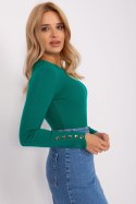 Sweter Damski Model PM-SW-PM685.39P Dark Green - Factory Price Factory Price Sweter Damski Model PM-SW-PM685.39P Dark Green - Factory Price Factory Price