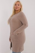 Sweter Damski Model PM-SW-PM793.01 Dark Beige - Factory Price Factory Price Sweter Damski Model PM-SW-PM793.01 Dark Beige - Factory Price Factory Price