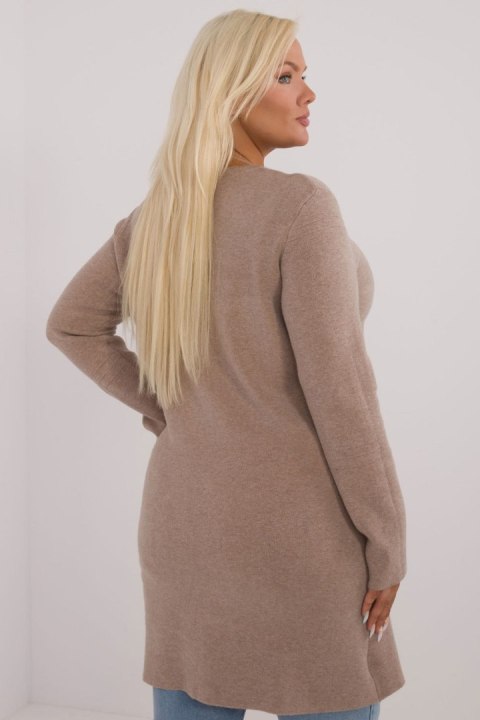 Sweter Damski Model PM-SW-PM793.01 Dark Beige - Factory Price Factory Price Sweter Damski Model PM-SW-PM793.01 Dark Beige - Factory Price Factory Price