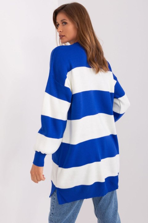 Sweter Damski Model TO-SW-1311.09 Cobalt - Factory Price Factory Price Sweter Damski Model TO-SW-1311.09 Cobalt - Factory Price Factory Price