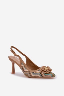 Szpilki Model Lanithra LE126P Brown - Step in style Step in style