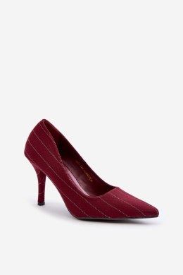 Szpilki Model Tifidra SQC-124 Bordo - Step in style Step in style