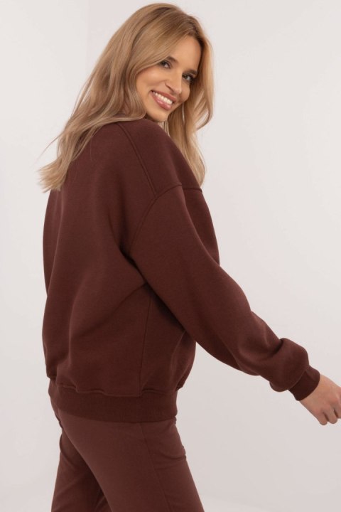 Bluza Damska Model CLM-BL-1280.22 Brown - Factory Price Factory Price Bluza Damska Model CLM-BL-1280.22 Brown - Factory Price Factory Price