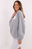 Bluza Damska Model EM-BL-617-16.01X Grey Melange - Factory Price Factory Price Bluza Damska Model EM-BL-617-16.01X Grey Melange - Factory Price Factory Price