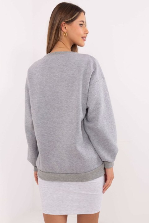 Bluza Damska Model EM-BL-617-16.01X Grey Melange - Factory Price Factory Price Bluza Damska Model EM-BL-617-16.01X Grey Melange - Factory Price Factory Price