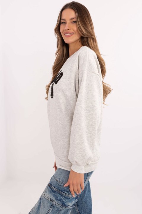 Bluza Damska Model EM-BL-617-16.01X Light Grey - Factory Price Factory Price Bluza Damska Model EM-BL-617-16.01X Light Grey - Factory Price Factory Price