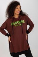 Bluza Damska Model VI-BL-327.70P Dark Brown - Factory Price Factory Price Bluza Damska Model VI-BL-327.70P Dark Brown - Factory Price Factory Price