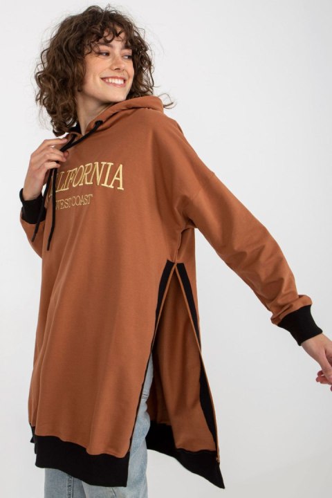 Bluza Damska Model VI-BL-327.70P Light Brown - Factory Price Factory Price Bluza Damska Model VI-BL-327.70P Light Brown - Factory Price Factory Price