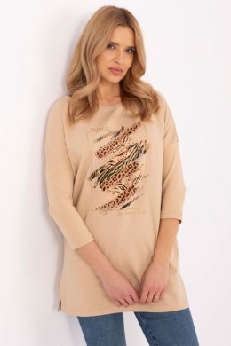 Bluzka Model CLM-BZ-0052.37 Camel - Factory Price Factory Price