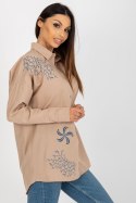Koszula Damska Model TO-KS-7005.34P Beige - Factory Price Factory Price