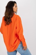 Koszula Damska Model TO-KS-7128.70 Orange - Factory Price Factory Price Koszula Damska Model TO-KS-7128.70 Orange - Factory Price Factory Price